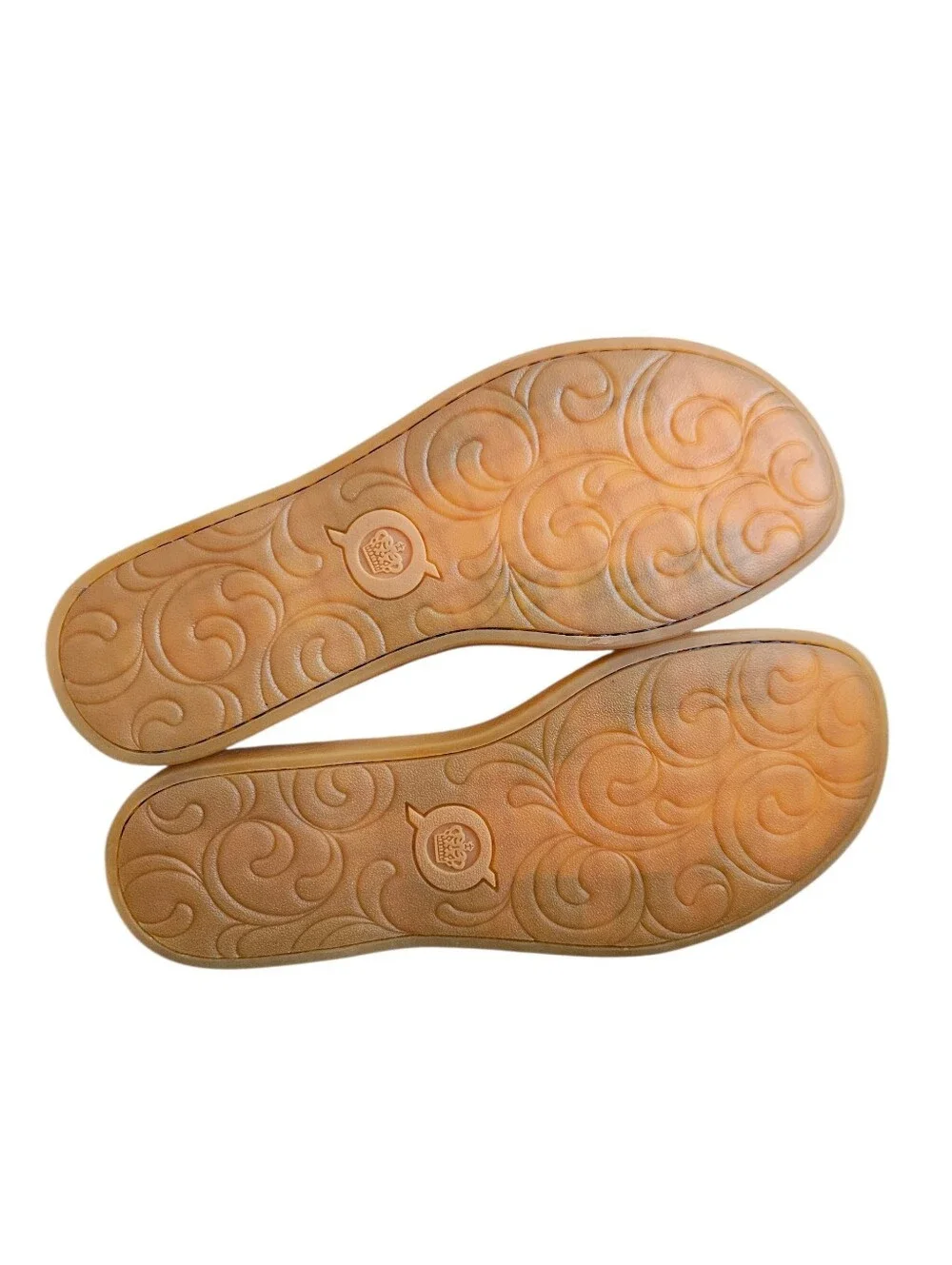 Born Cove Modern  Women's Blue Leather Sandals Size 9